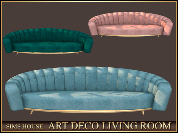 Sims 4 — Sims House SOFA | ART DECO LIVING ROOM by Sims_House — ART DECO LIVING ROOM