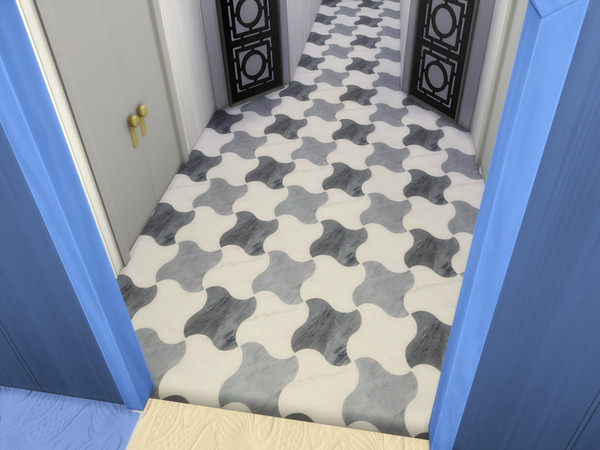 Sims 4 — Star Floor Tile by lavilikesims — A smart design for any type of room, in 7 colours