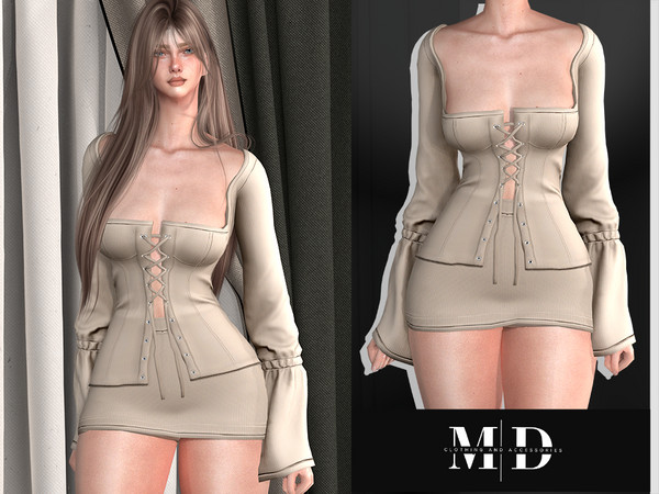 Sims 4 — Alba clothing set by Mydarling20 — Outfit Information Age Groups: Teens, Young Adults, Adults, Elders