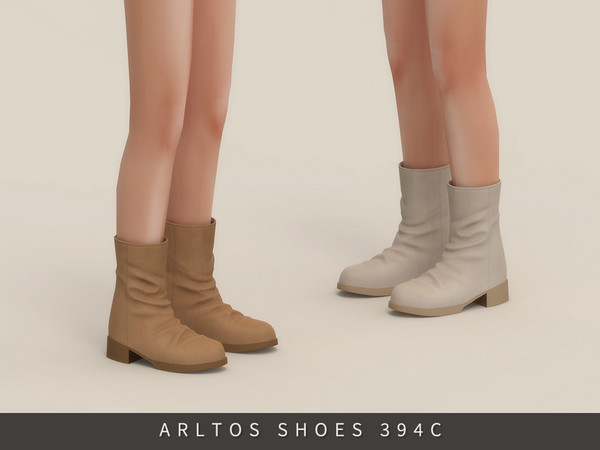 Sims 4 — Retro boots Child by Arltos — 12 colors.
