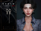 Sims 4 — (Patreon) Chain earrings with hanging thin chains by Bobur2 — Please, before writing where I can download this