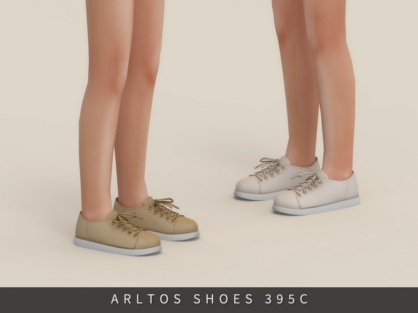 Sims 4 — Leather Sneakers Child by Arltos — 12 colors.