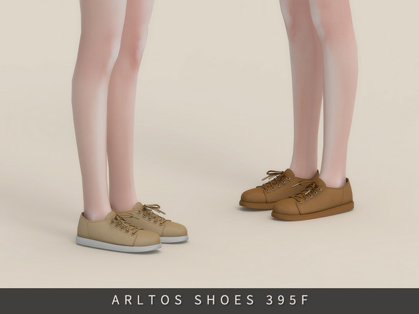 Sims 4 — Leather Sneakers Female by Arltos — 12 colors.