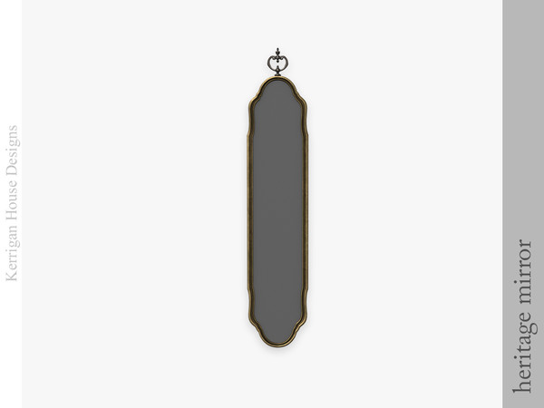 Sims 4 — Heritage Mirror by kerriganhouse — An eclectic and vintage set for collectors.