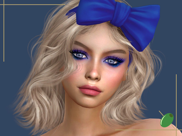 Sims 4 — 80's Rocking Lashes Rings Contradict by Pitted0live — Bold big lashes inspired by 80's makeup styles and icons 2
