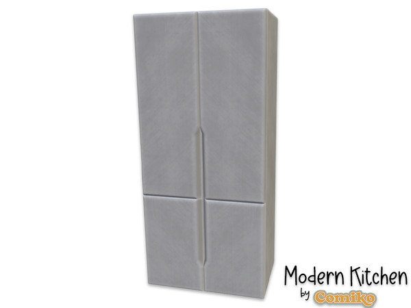 Sims 4 — Comiko Modern Kitchen Fridge | Kitchen Room by Comiko — Part 1 - Modern Kitchen Set is base game compatible and
