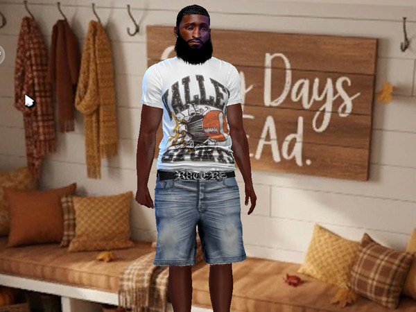 Sims 4 — Thanksgiving Breeze by ModHouse_Studio — CAS screen with this seasonal background collection.