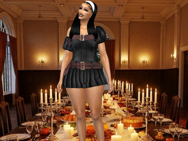 Sims 4 — Taste of Fall by ModHouse_Studio — CAS screen with this seasonal background collection.