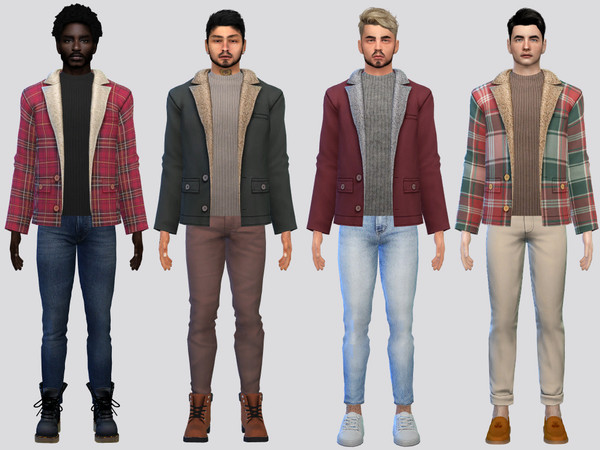 Sims 4 — Morikage Jacket by McLayneSims — TSR EXCLUSIVE