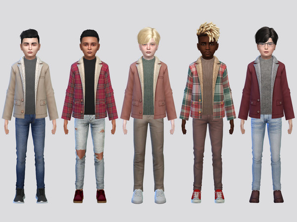 Sims 4 — Morikage Jacket Boys by McLayneSims — TSR EXCLUSIVE