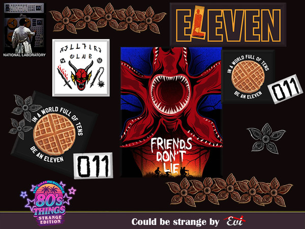 Sims 4 — Could be strange by evi — Posters inspired from the popylar series Strange things