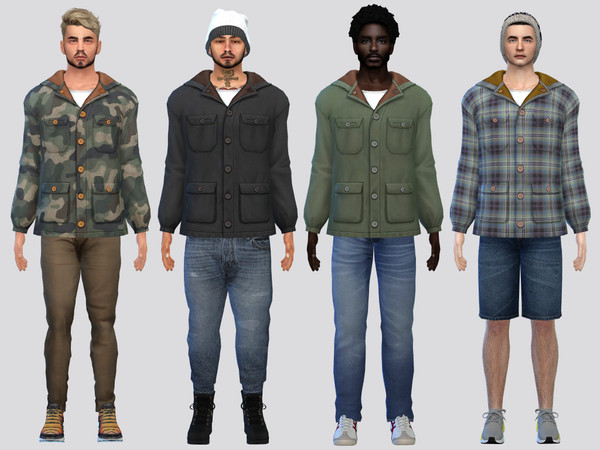 Sims 4 — Weather Jacket by McLayneSims — TSR EXCLUSIVE