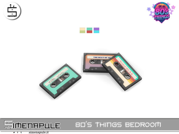 Sims 4 —  by Simenapule — 80s Things bedroom80s Things bedroom80s Things bedroom