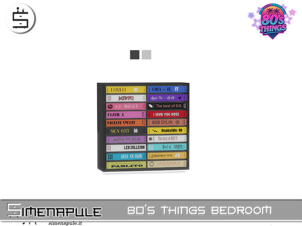 Sims 4 —  by Simenapule — 80s Things bedroom80s Things bedroom80s Things bedroom