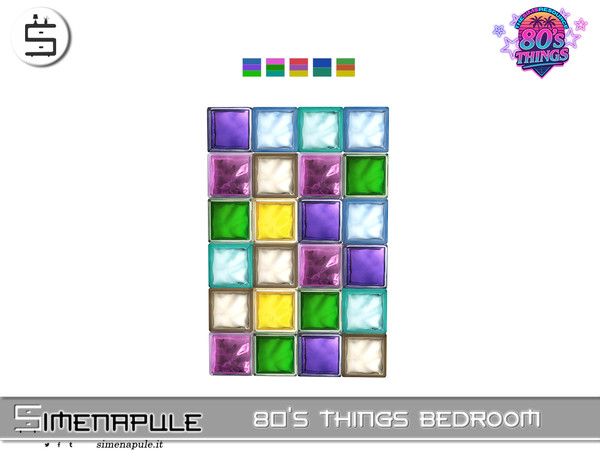 Sims 4 —  by Simenapule — 80s Things bedroom80s Things bedroom80s Things bedroom