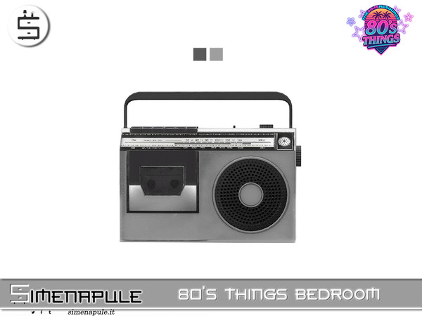 Sims 4 —  by Simenapule — 80s Things bedroom80s Things bedroom80s Things bedroom