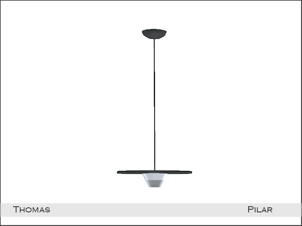 Sims 4 — Pilar Thomas CeilingLight by Pilar — Several items from the Thomas set.