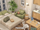 Sims 4 — Pierisim UNFOLD part 1 by Pierisim — The Unfold set is ready to be... unfold! It focuses on small spaces where