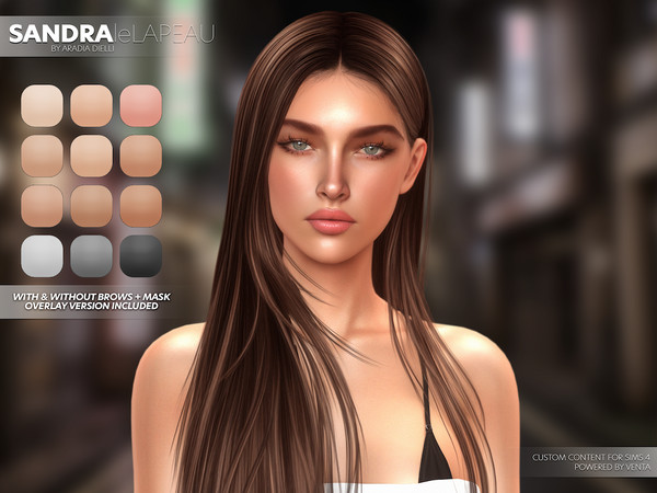 Sims 4 — leLAPEAU - Sandra Skin by VentaStudio — Sandra Skin