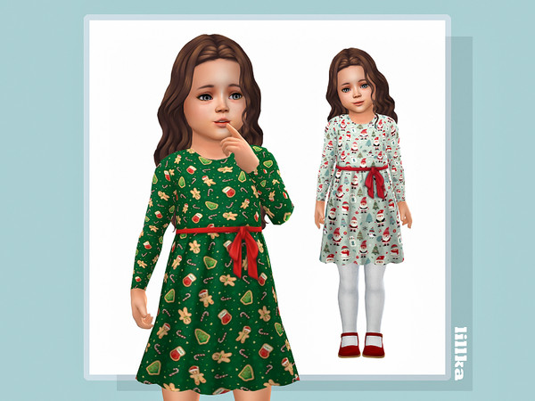 Sims 4 — Maxi Dress by lillka — 6 swatches