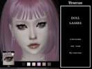 Sims 4 — Doll Lashes by Venerian (3D) by Venerian — 6 swatches Found in the eyelashes category (incompatible with