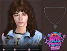 Sims 4 — Eddie Munson Plectrum Necklace by PlayersWonderland — Part of the 80's Things Stranger Edition collection. - 4