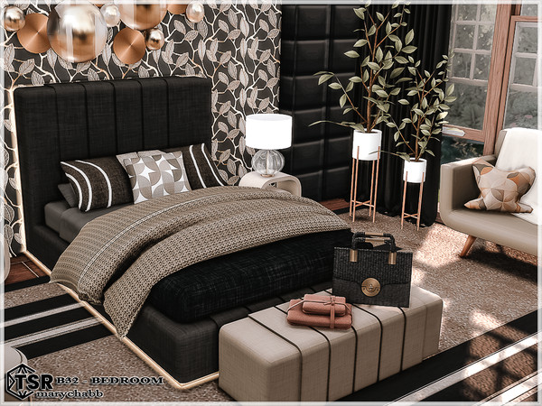 Sims 4 — B32-Bedroom by marychabb — I present a room - Bedroom . Room is fully equipped. Value: 11.971$