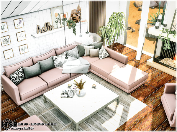 Sims 4 — LR38-Living Room by marychabb — I present a room - Living Room . Room is fully equipped. Value: 21,550$