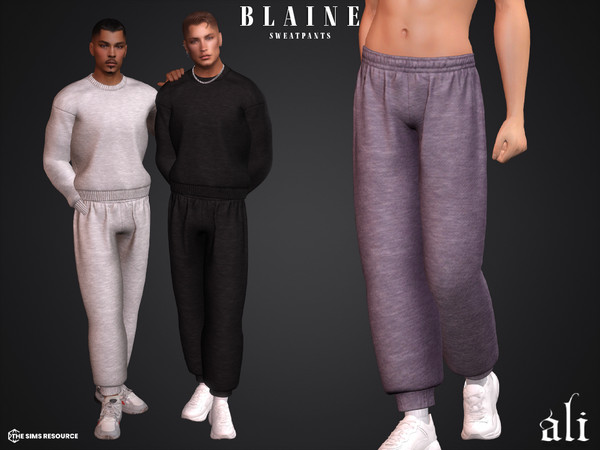 Sims 4 — BLAINE sweatpants by ali1 — Casual Sweatpants