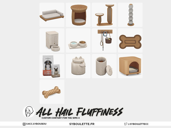 Sims 4 — All Hail Fluffiness - Dog food bag by Syboubou — For Sims who believe their decor should stay flawless and their