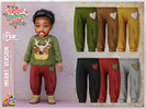Sims 4 — Warm Heart Holiday Pants - Bottom 331 - Infant by RobertaPLobo — Warm Heart Holiday Pants - Bottom 331