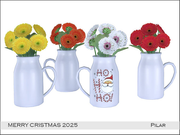 Sims 4 — Pilar MerryCristmas2025 Plant by Pilar — Various items to celebrate Christmas with the Sims