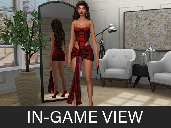 Sims 4 — By Beto - Emma (Skirt) by Beto_ae0 — Sexy and elegant outfit to celebrate the new year at a party, enjoy!