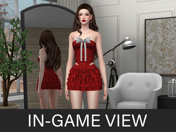 Sims 4 — By Beto - Saly (Top) by Beto_ae0 — Sexy and elegant outfit to celebrate the new year at a party, enjoy!