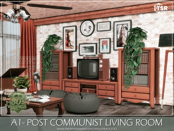 Sims 4 — A1-Post Communist Living Room by MychQQQ — Value: $ 10,005