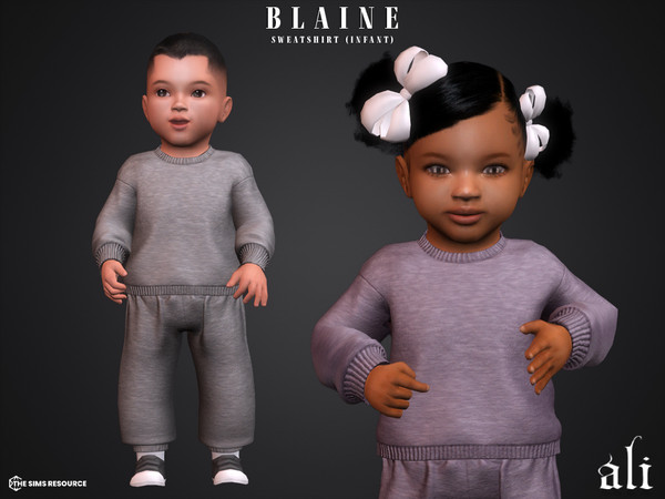Sims 4 — BLAINE sweatshirt (infant) by ali1 — Casual Sweatshirt