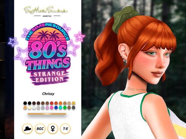 Sims 4 — SHS_Chrissy_Hair.package by sehablasimlish — Hope you like it and enjoy it. Maxis Match
