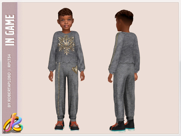 Sims 4 — RPLts4 Bottom 331 v2 - Child by RobertaPLobo — Holiday Set with Snowflake and Sparkly Heart - 331 v2