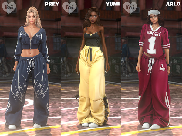 Sims 4 — FOI - Yumi Top (Add On) by VentaStudio — Yumi Top