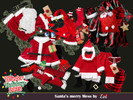 Sims 4 — Santa's Merry Mess by evi — He is a neat person only at work. At home he is a mess. Poor Mrs Santa and elves.