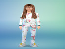 Sims 4 — Children Unicorn Pajama Set by oldmember_Sugarbugg23 — Matching sister jammies for your Christmas morning. They