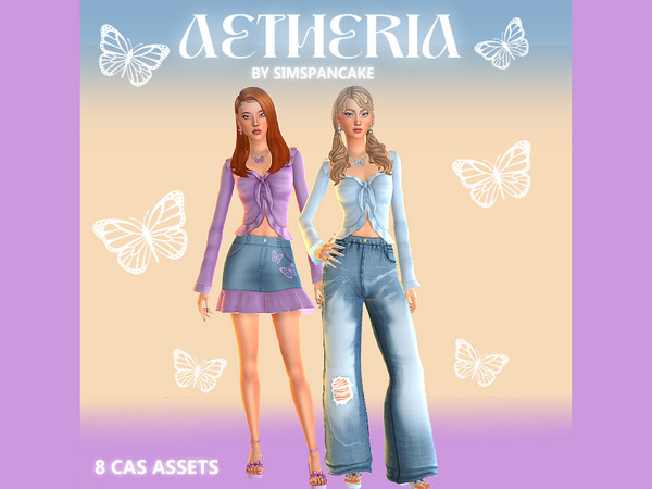 Sims 4 — Aetheria Clothes Collection (Maxis Match) by simspancake_cc — Give your sims a new look inspired by the Winx