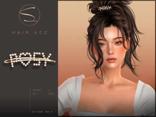 Sims 4 — S-Club_021225 HairACC by S-Club — hair accessorie, hope you like, thank you.