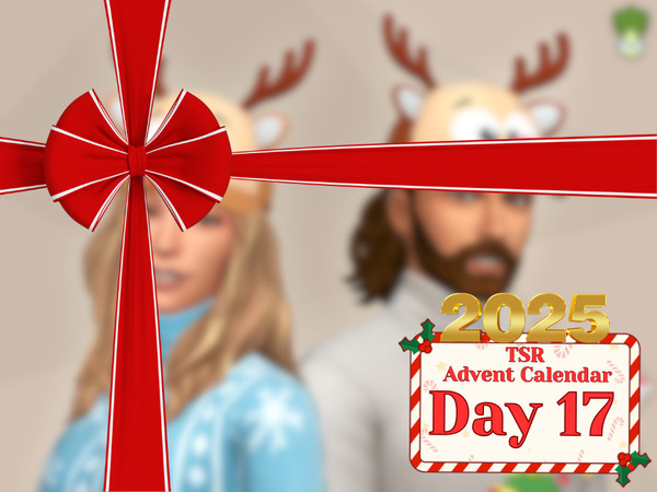 Sims 4 — [TSR Advent Calendar 2025] Glowing Nose Reindeer Cap - Winter Holidays 2025 by kapakijo — Unisex reindeer