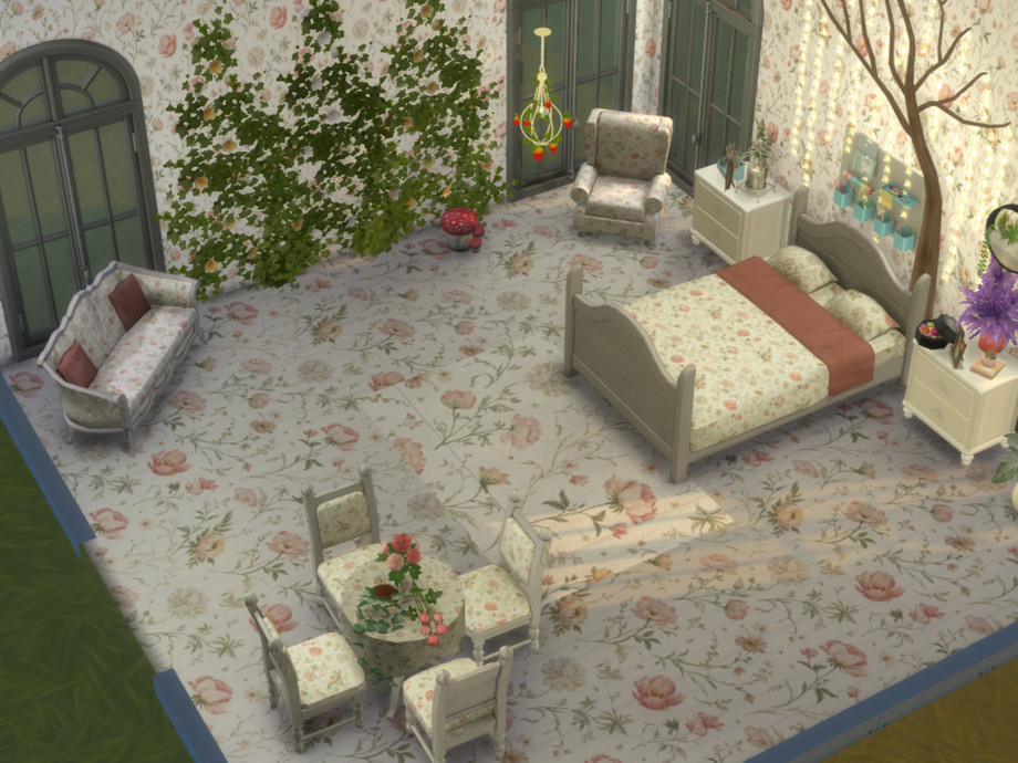 The Sims Resource | Cottage Core Furniture set 1