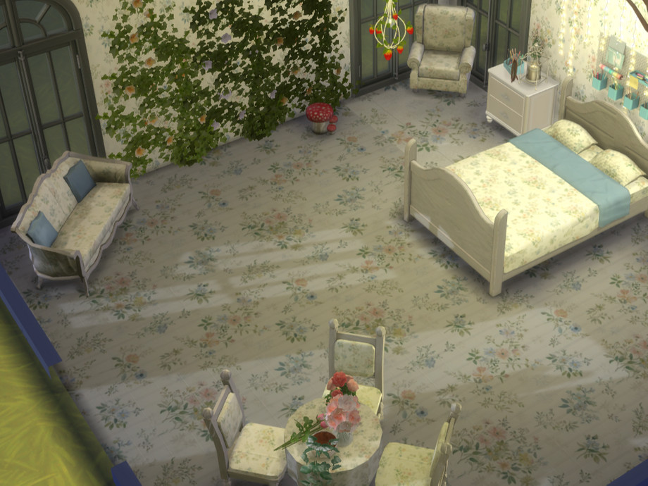 The Sims Resource | Cottage Core Furniture set 1
