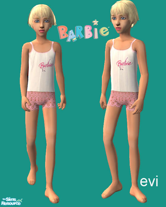 The Sims Resource - evis Barbie Girls - Undies