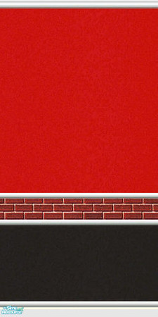 Sims 2 — Indoor Bricks - Red & Black by hatshepsut — by Hatshepsut