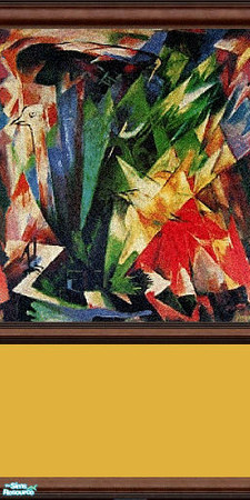 Sims 2 — Modern Living - Individual Item by Lorah — Brown, black, pink, gold, blue, green; Just a few of the many colors