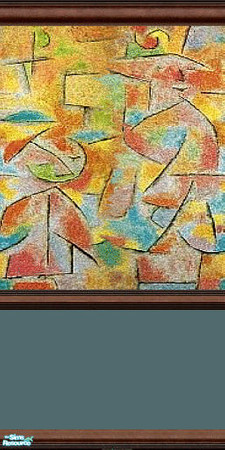 Sims 2 — Modern Living - Teal by Lorah — Contemporary artworked walls and matching tiles for your Sims.
